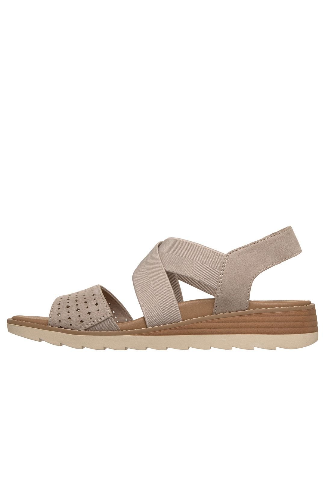 Skechers Skechers Women's ARCH FIT OASIS Arch Fit Perf Vamp Cross Strap Sandal Taupe - 4