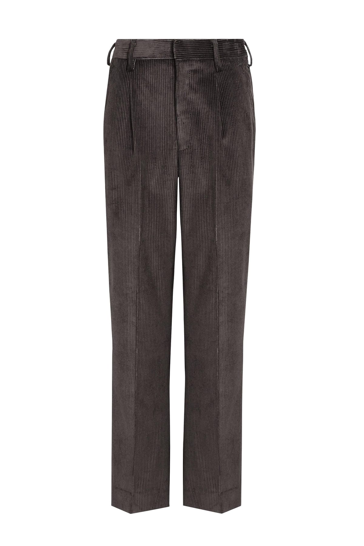 David Luke David Luke Men's Junior Cord School Trousers in Grey - 1