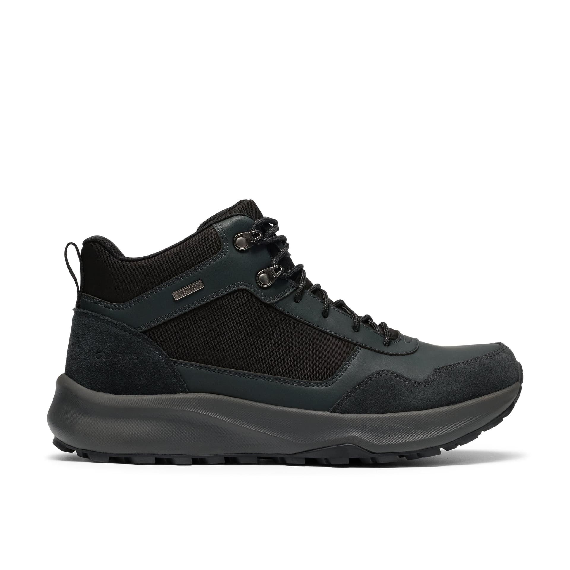 Clarks Clarks Men's Pelmo Hi WP Black Ankle Boots