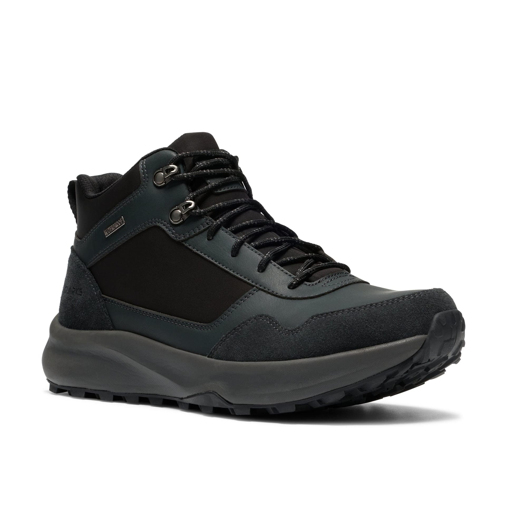Clarks Clarks Men's Pelmo Hi WP Black Ankle Boots - 4