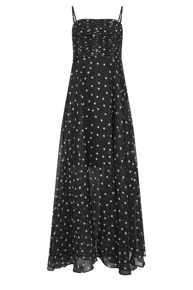 Star By Julien Macdonald Star by Julien Macdonald Women's Chiffon Spot Maxi Dress in Black - 2