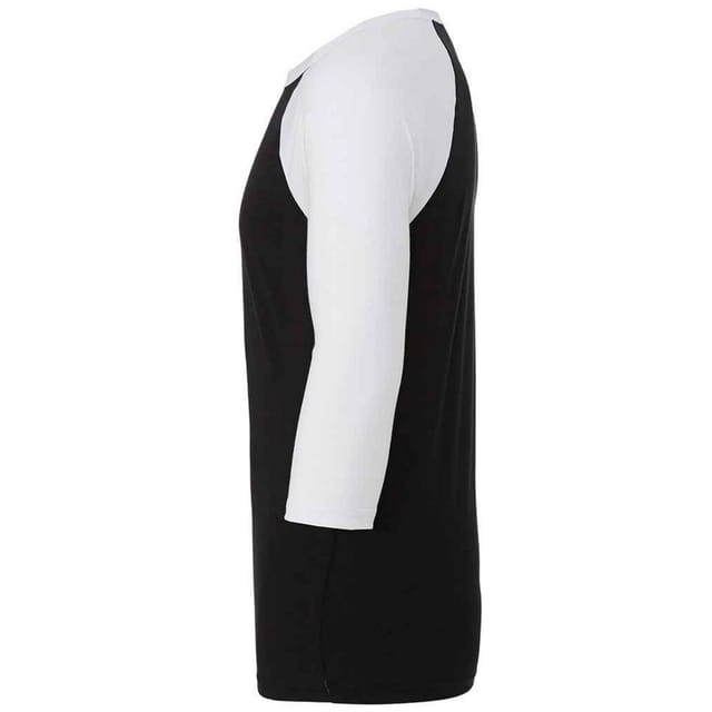 Canvas Canvas Men's 3 4 Sleeve Baseball T-Shirt in Black - 3