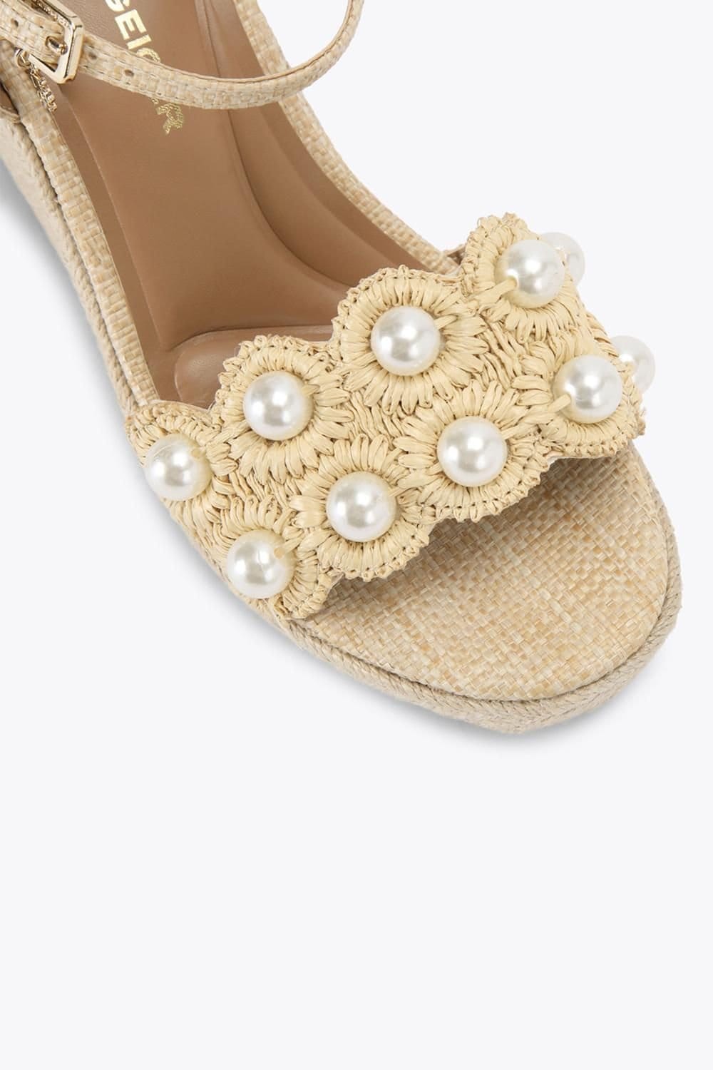 KG Kurt Geiger KG Kurt Geiger Women's 'Prairie Wedge' Sandals in Beige - 4