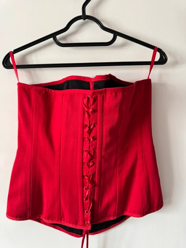 New Look New look red corset size 14 - 1