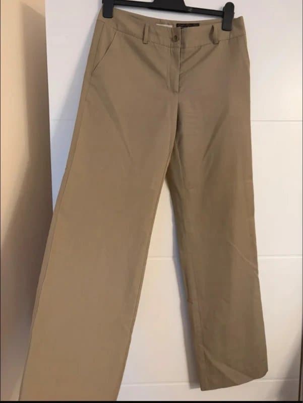 Vintage Dressing Vintage Bruce Field Beige Straight Leg Trousers - Size Small -very good condition