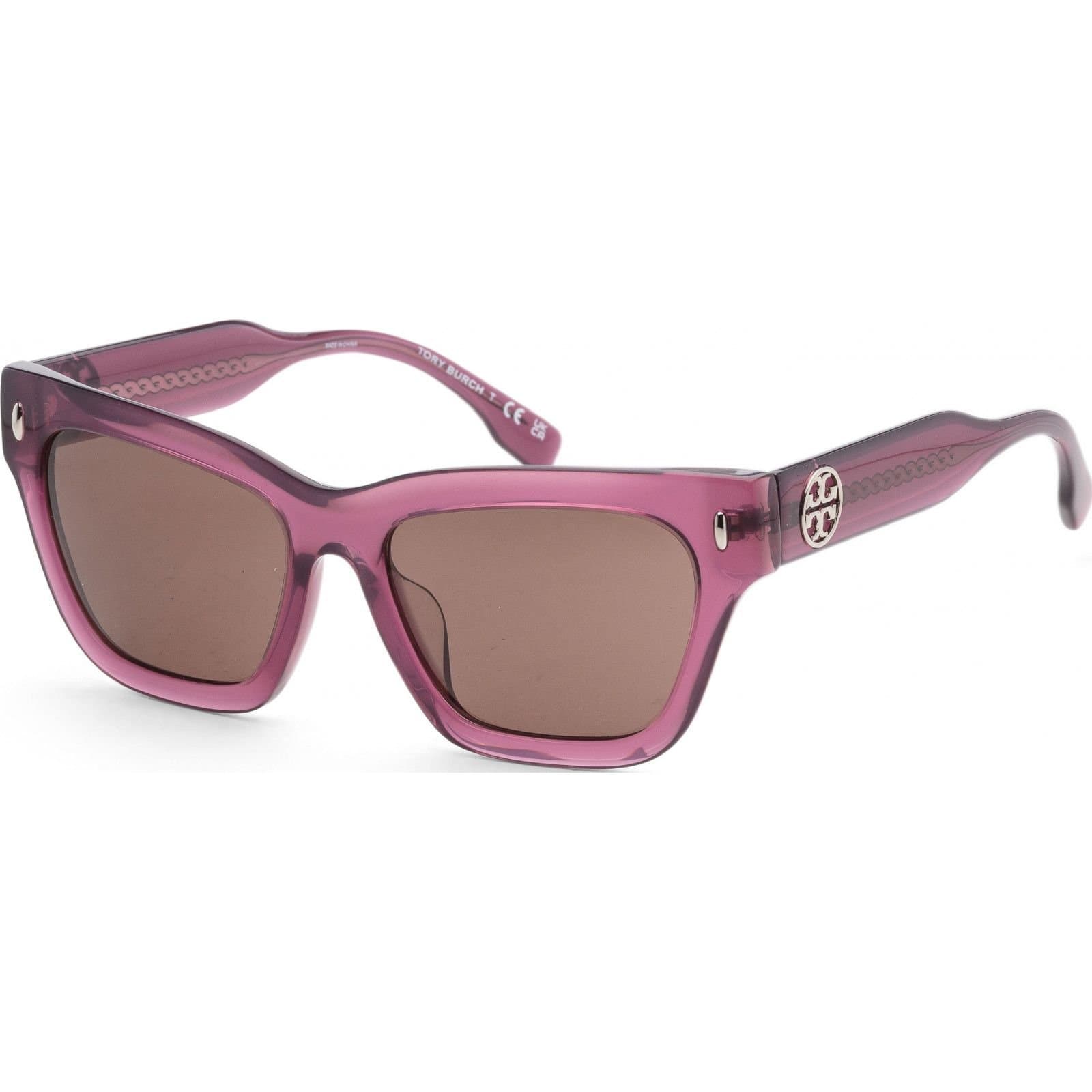 Tory Burch Tory Burch Women's TY7208U-317973-54 Fashion Cat Eye Sunglasses in Brown