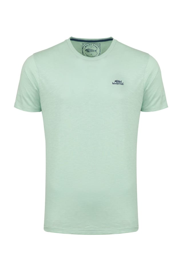 Weird Fish Weird Fish Men's Fished Branded T-Shirt in Mint - 2