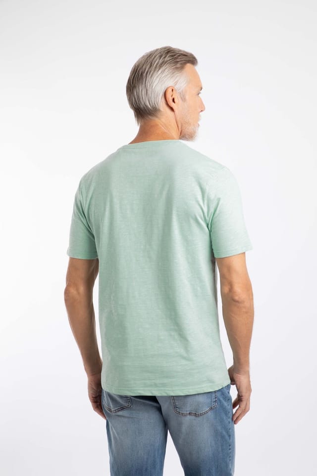 Weird Fish Weird Fish Men's Fished Branded T-Shirt in Mint - 3