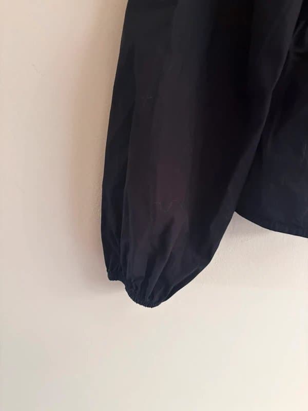 ASOS Design ASOS Design Black Peplum Shirt Blouse – UK 8 ( Small) | Balloon Sleeve Workwear Shirt
