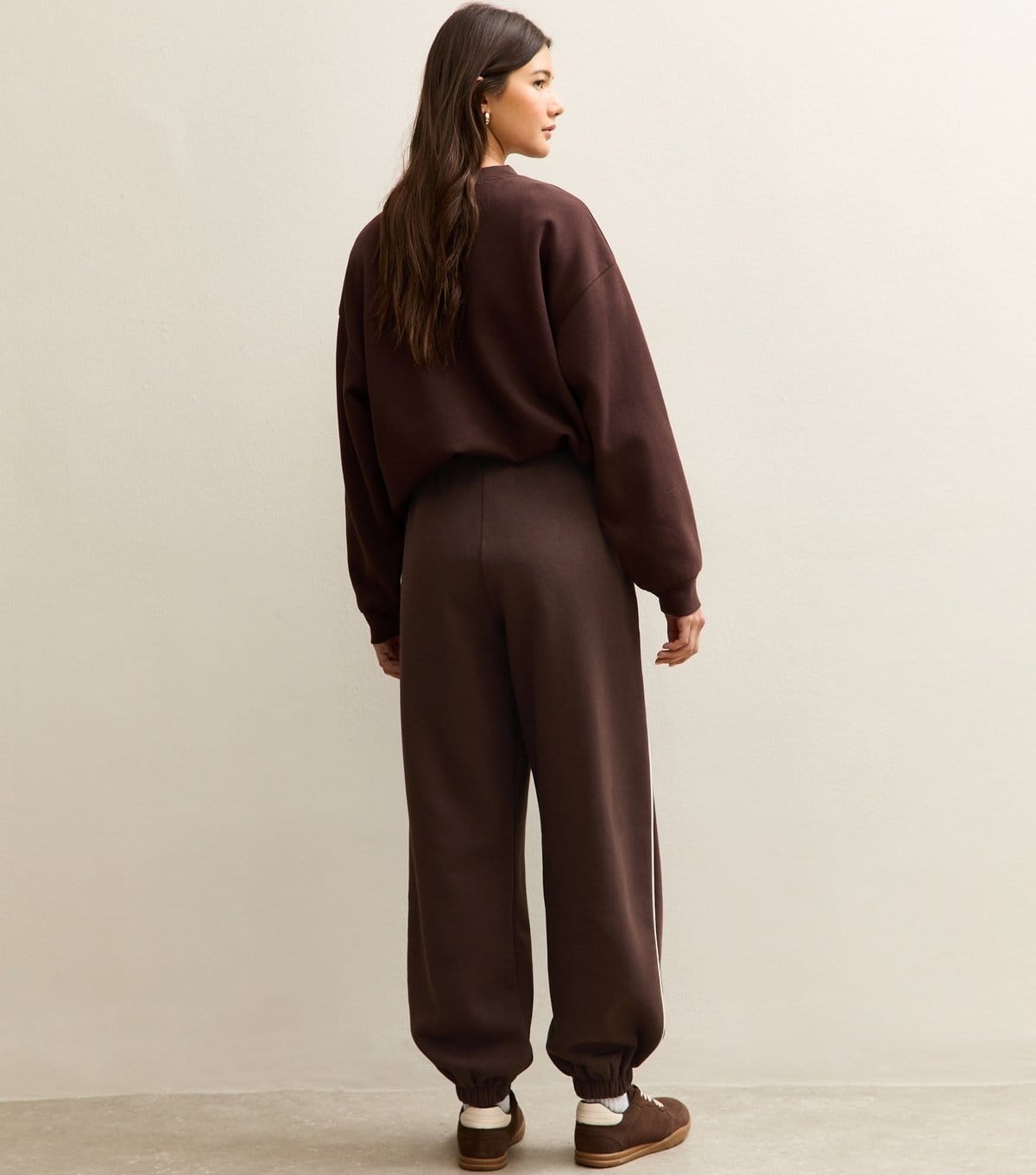 New Look Women's Brown Oversized Cuffed Joggers New Look - 4