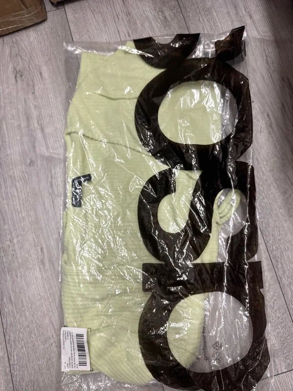 ASOS Design Rib tie front cardigan / Pyjama top