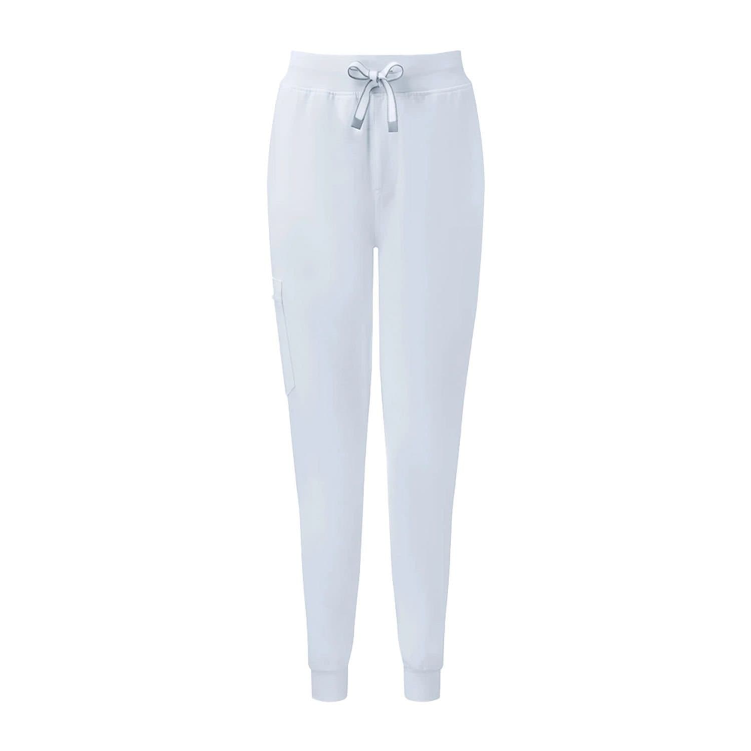 Onna Onna Women's Energized -Stretch Jogging Bottoms in White