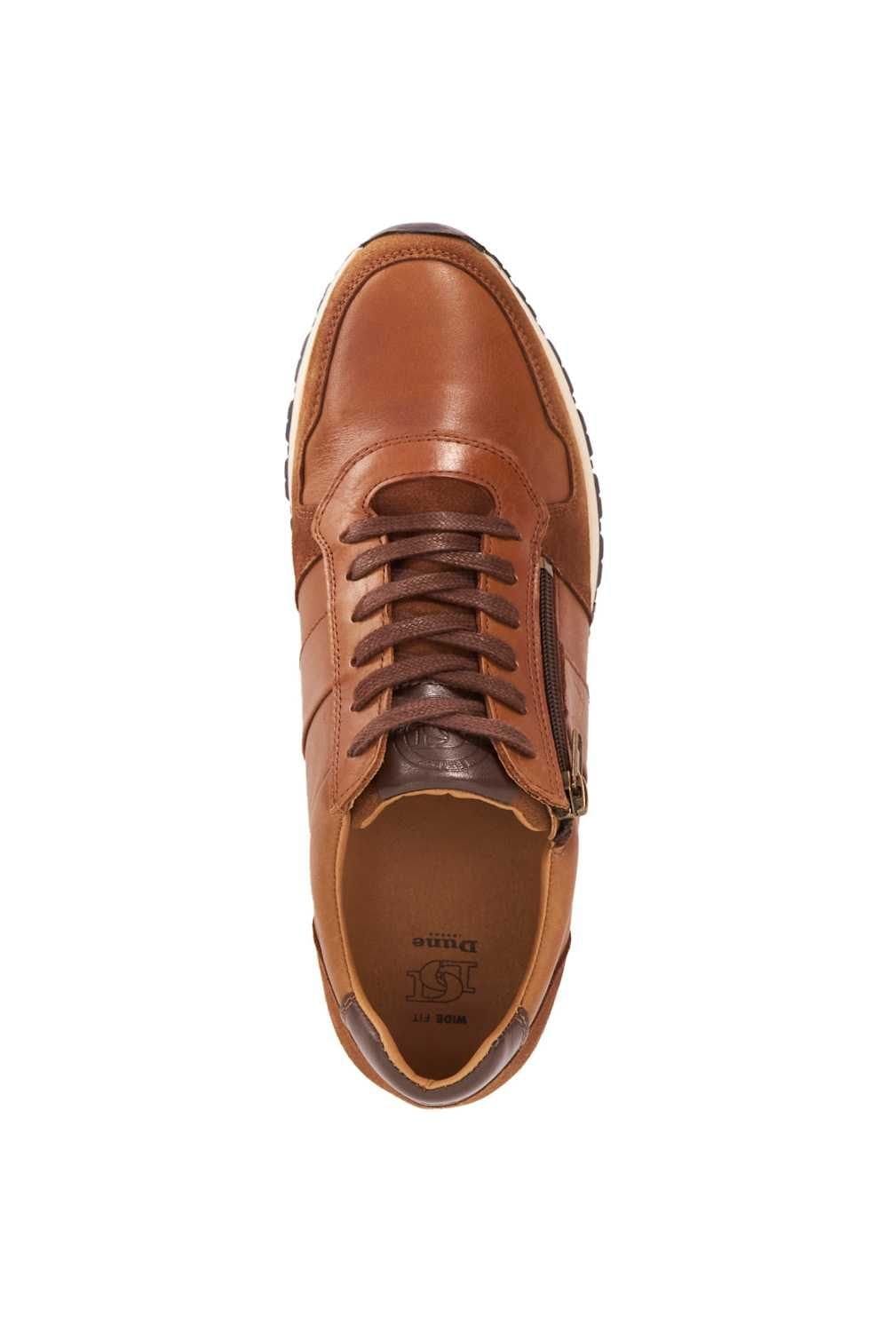 Dune London Dune London Men's Wide Fit 'Thame' Leather in Brown - 4