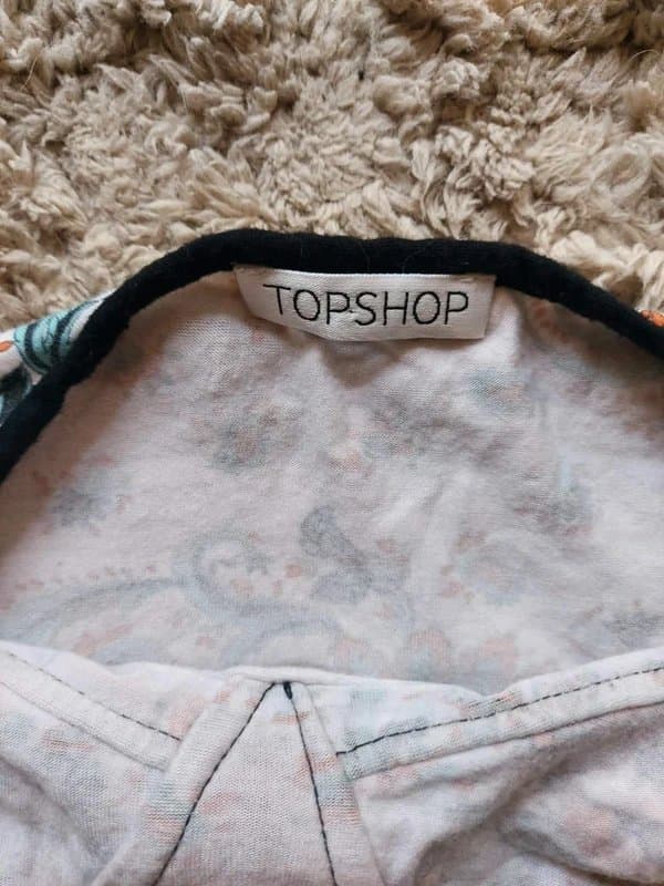 Topshop Vintage Halterneck Top
