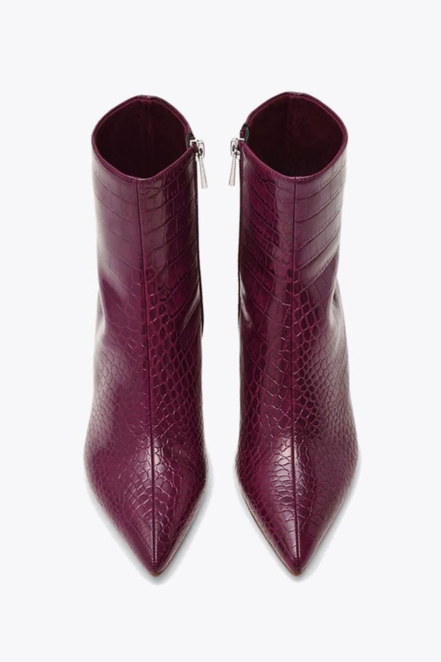 Steve Madden STEVE MADDEN Women's 'Lulah Ankle Boot Wine' Leather Boots in Wine - 3