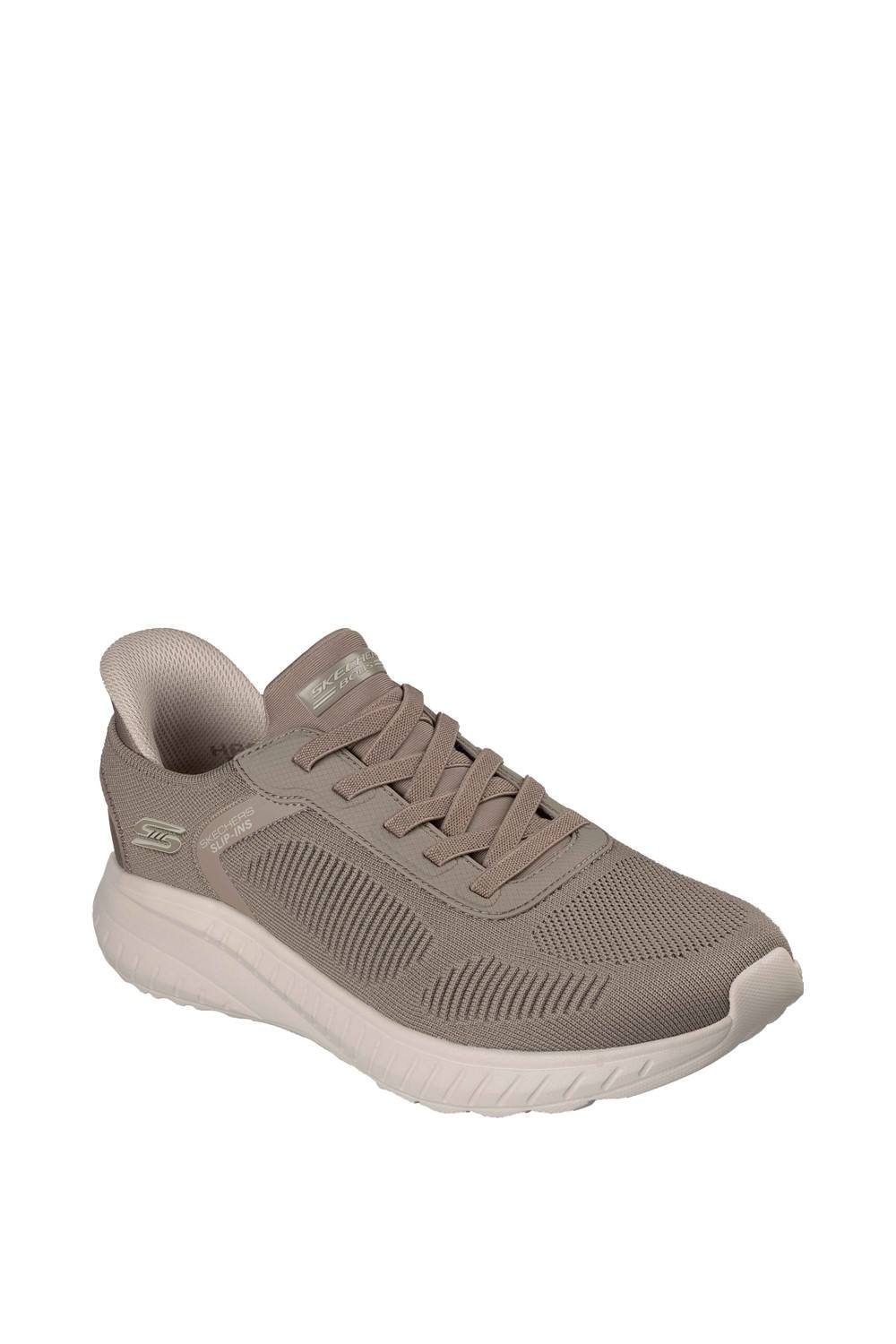 Skechers Skechers Men's BOBS Sport Squad Chaos Solid Step Shoe in Taupe - 2