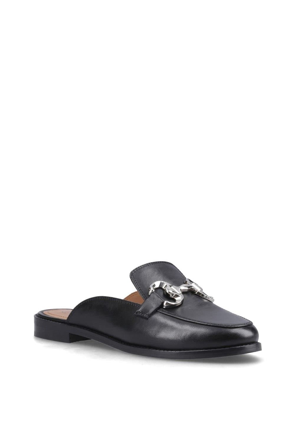 Hush Puppies Hush Puppies Black Leather Loafer for Women