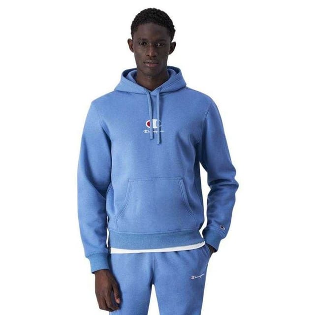 Champion Champion Men's Logo Standard Hoodie in Blue - 3