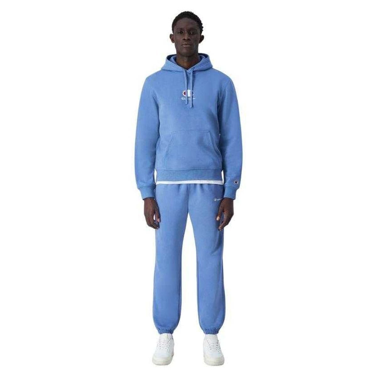 Champion Champion Men's Logo Standard Hoodie in Blue - 4