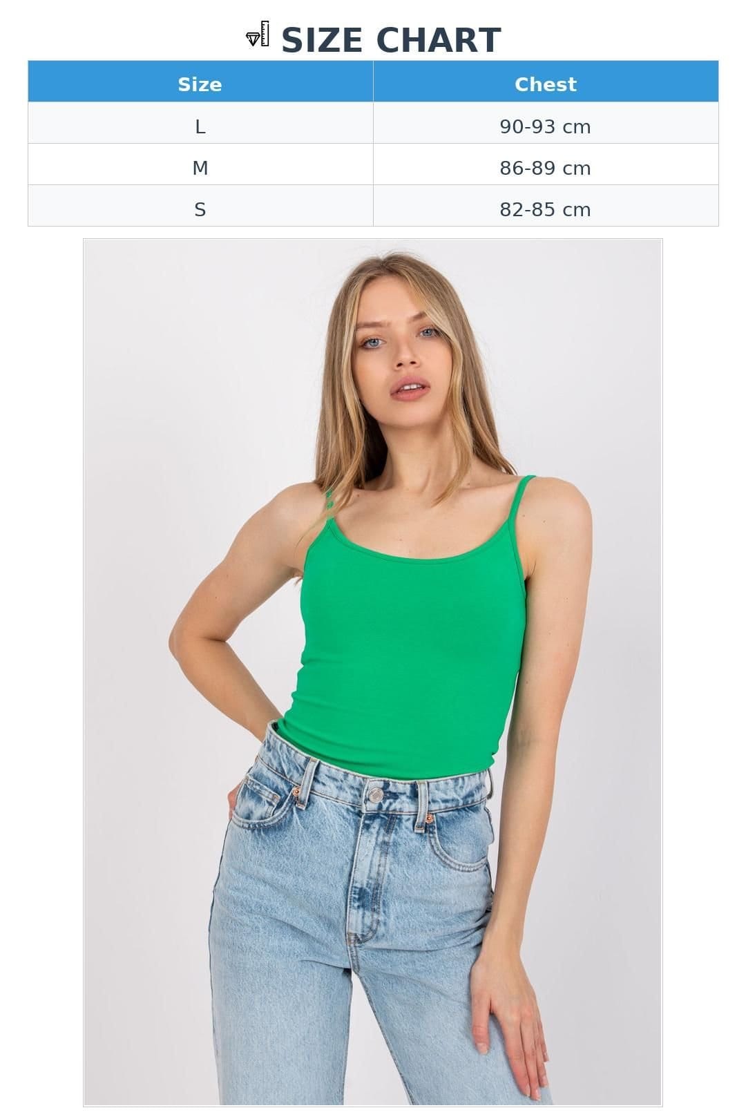 Love Lace Love Lace Women's Classic Strapy Round Neck Shirt in Green - 4