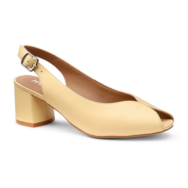 Hotter Hotter Women's 'Studio' Slingbacks in Yellow - 2