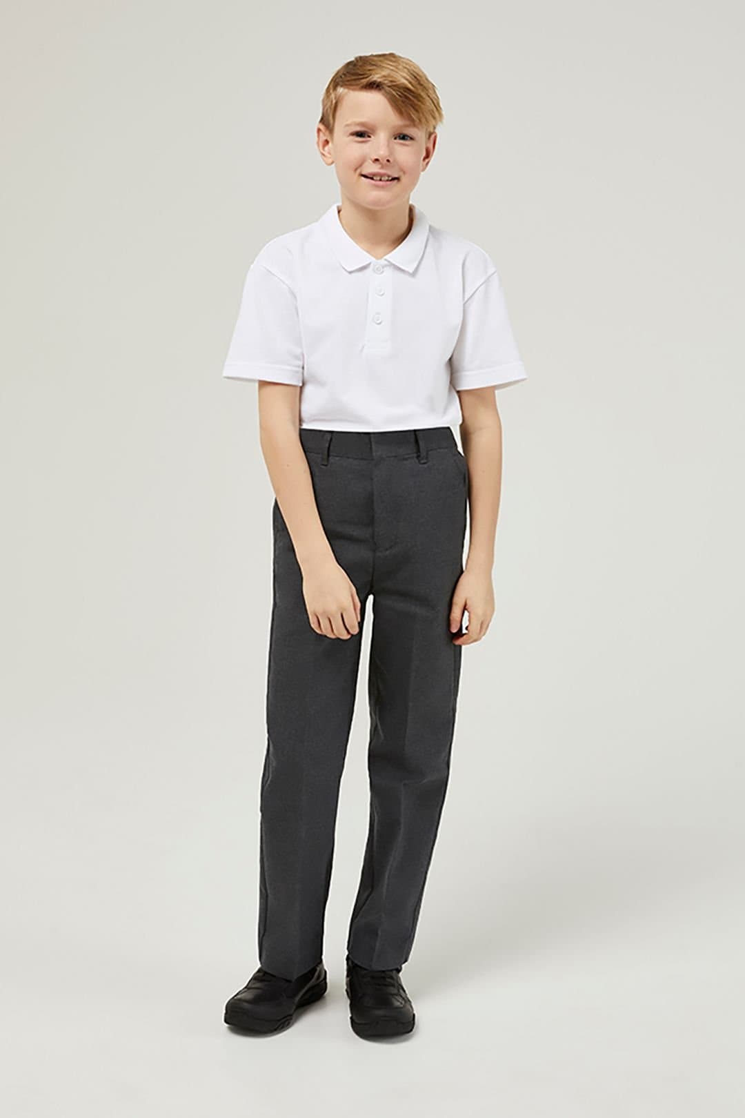 TRUTEX TRUTEX Grey Stain Resistant School Trousers for Boys