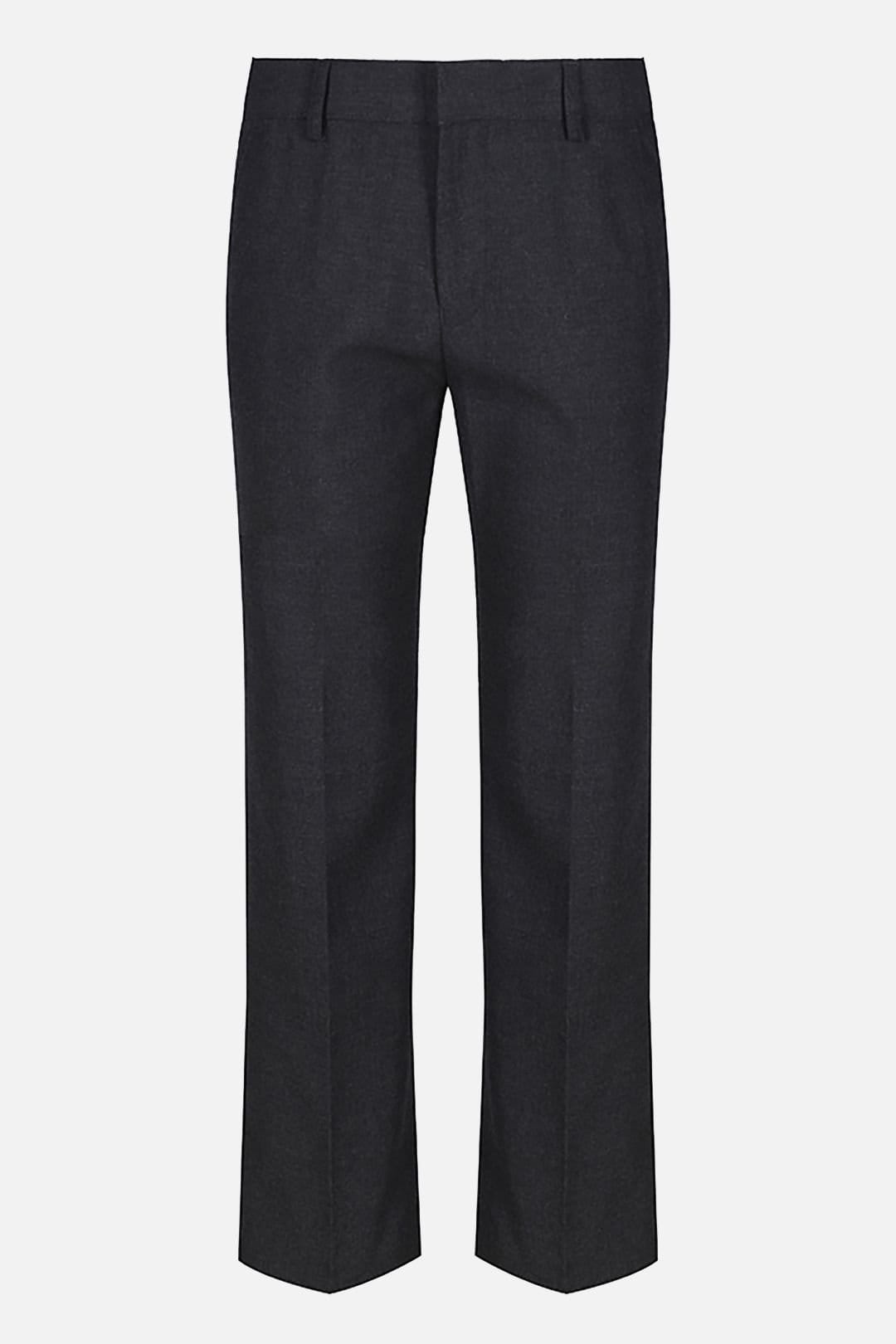 TRUTEX TRUTEX Men's Junior Boys' Slim Fit Stain Resistant School Trousers in Grey - 4