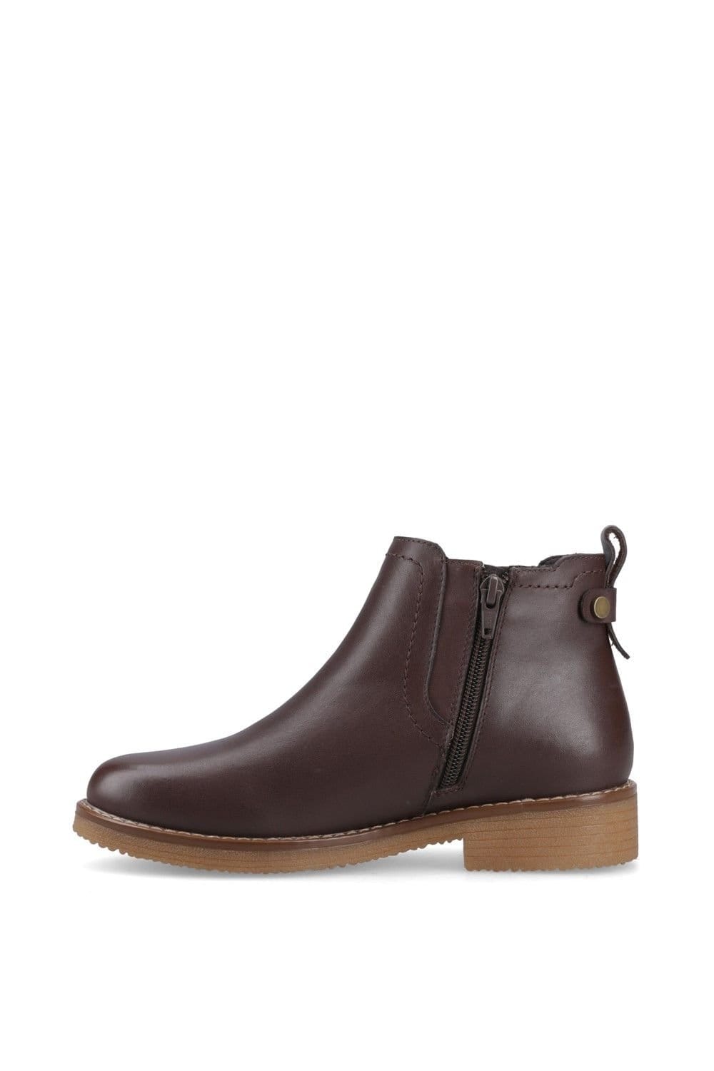 Hush Puppies Hush Puppies Women's Maddy Leather Boot in Chocolate - 4