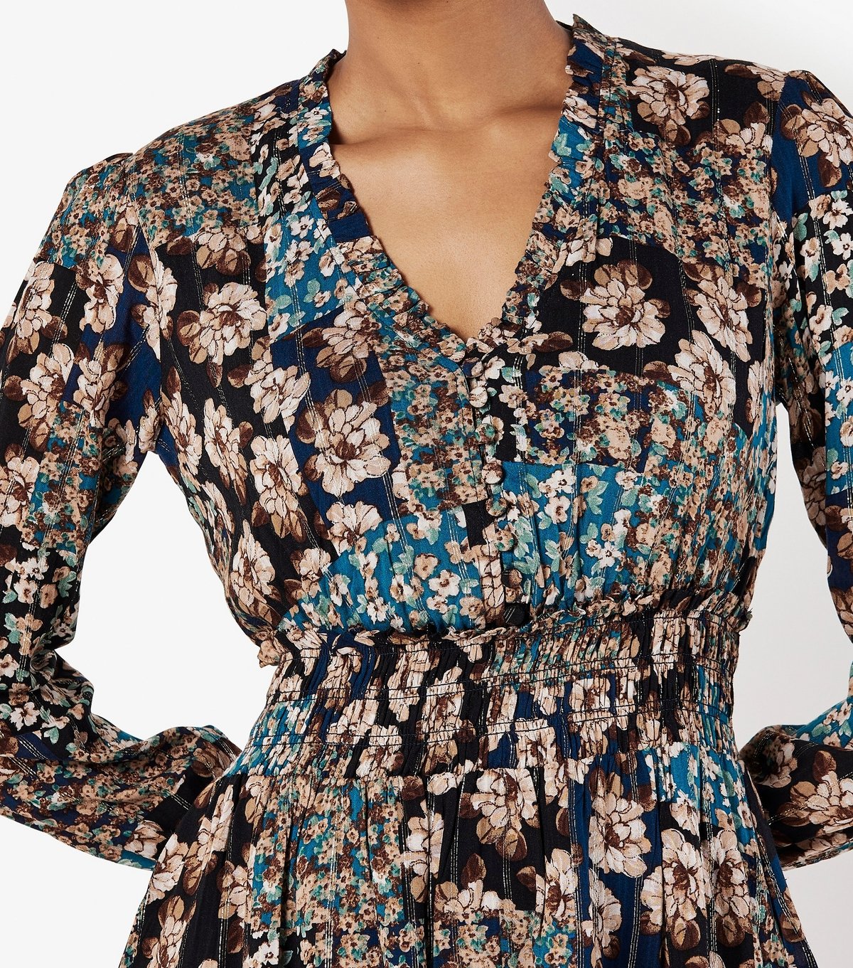 Apricot Women's Black Floral Print Mini Dress Apricot New Look - 4