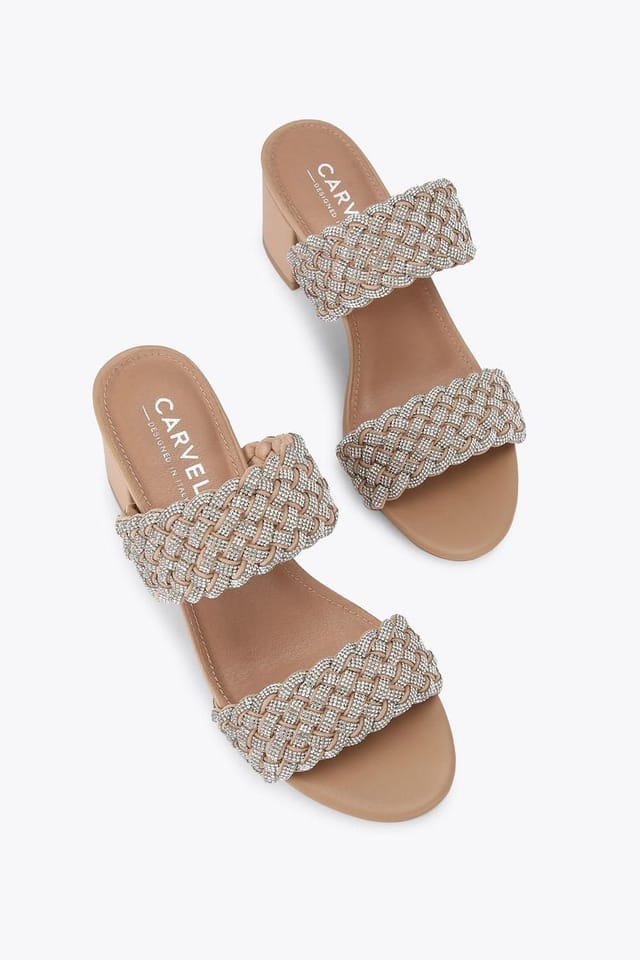 Carvela Carvela Women's 'Twisted Jewel' Heels in Beige - 2