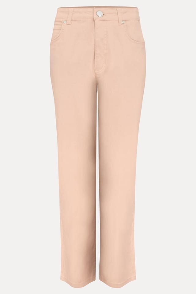Phase Eight Phase Eight Women's Lindsey Cropped Straight Leg Jean in Pale Pink - 2