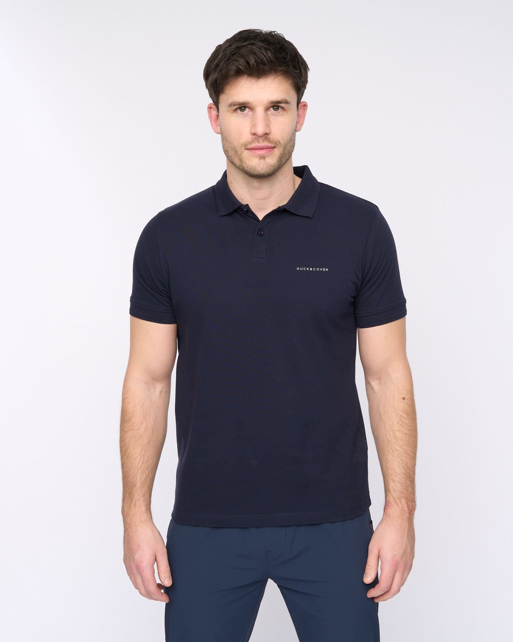 Duck&Cover Duck&Cover Men's Limatar Polo in Navy