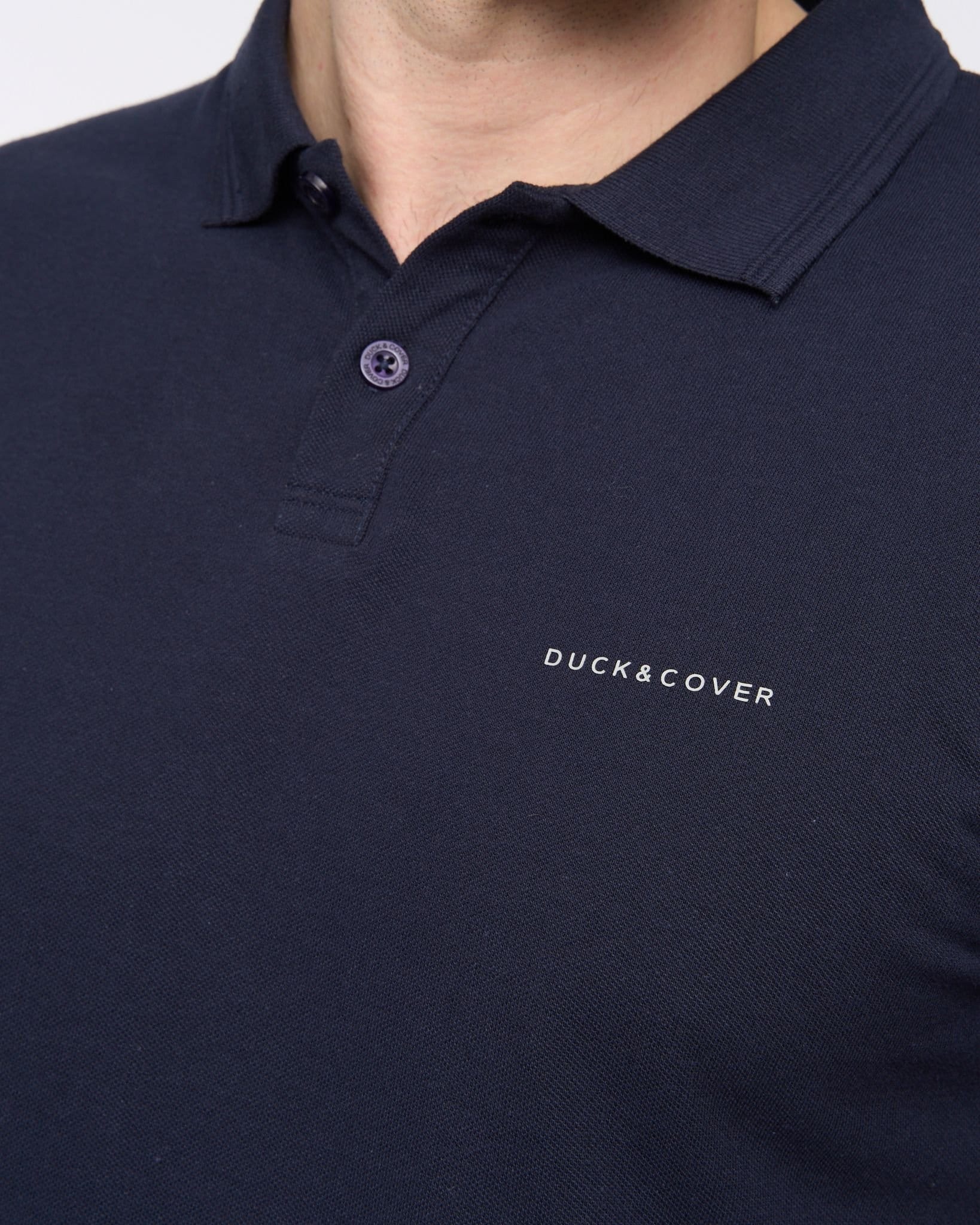 Duck&Cover Duck&Cover Men's Limatar Polo in Navy - 4