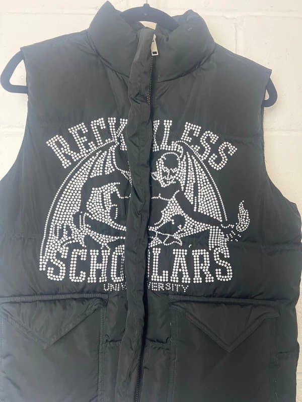 Reckless Scholars reckless scholars black gilet