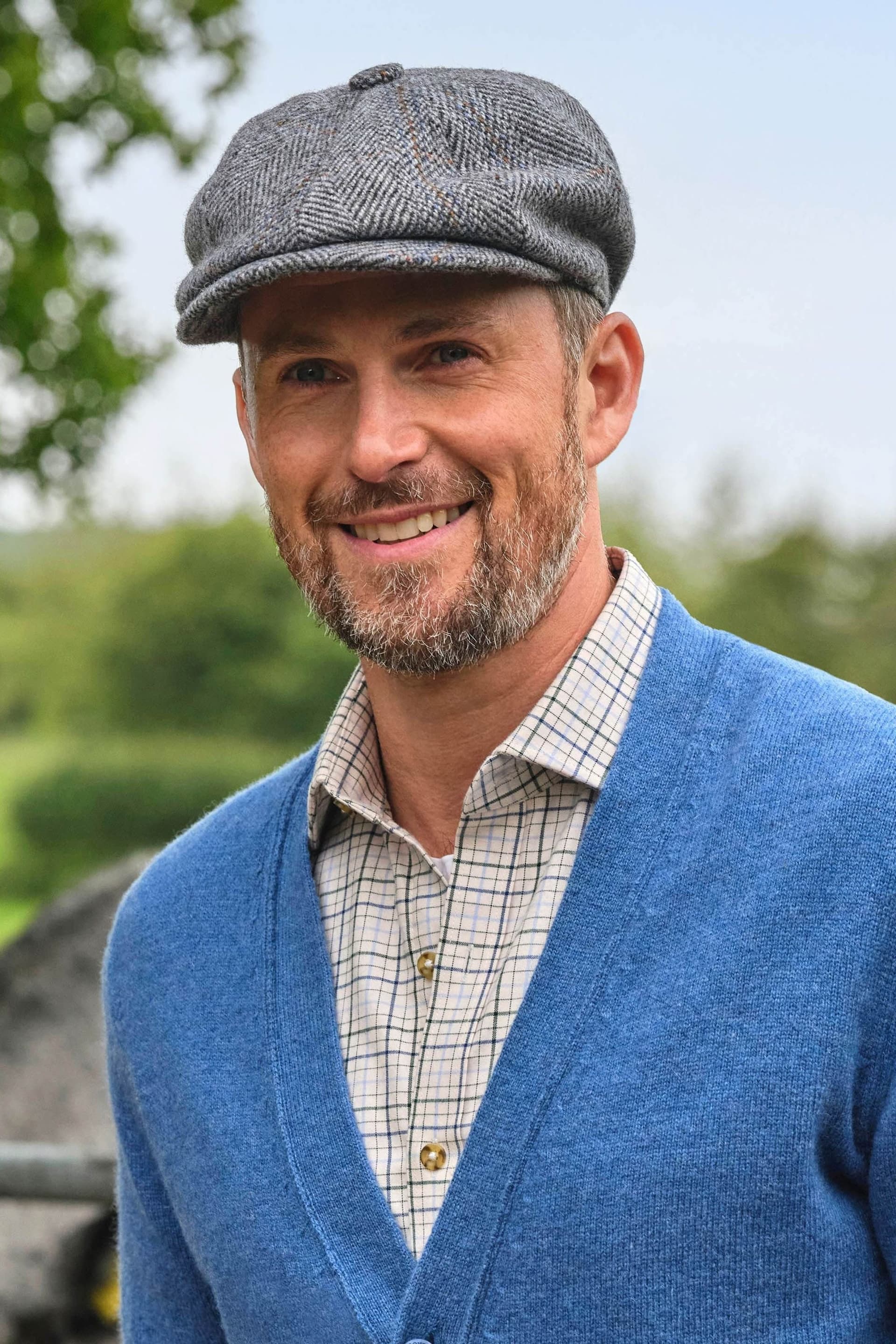 WoolOvers WoolOvers Men's Baker Boy Hat in Mid Grey