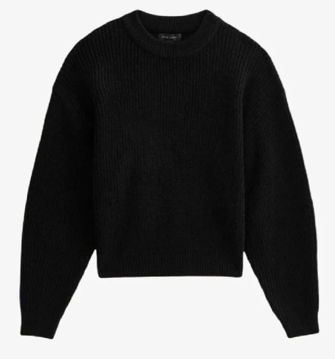 New Look black knitted jumper
