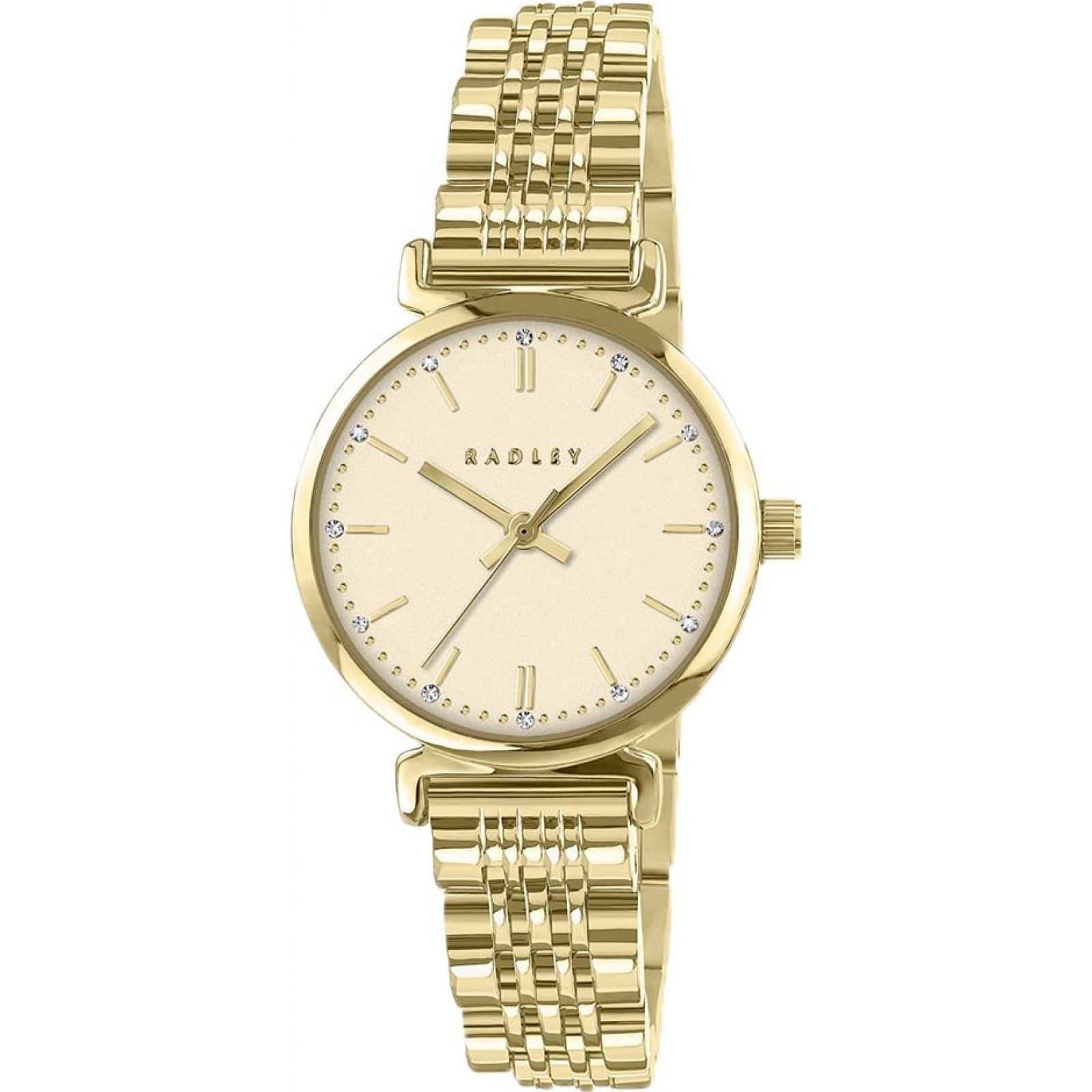 Radley Radley Women's RY4672 Roman Crescent 28mm Quartz Watch in Gold