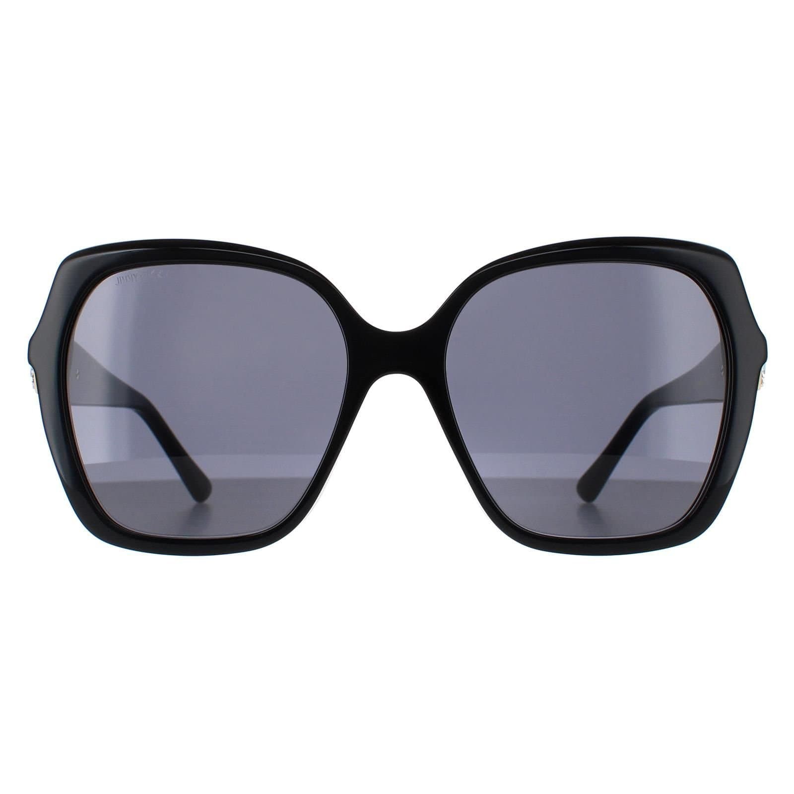 Jimmy Choo Jimmy Choo Women's Square Black Grey Blue MANON/G/S