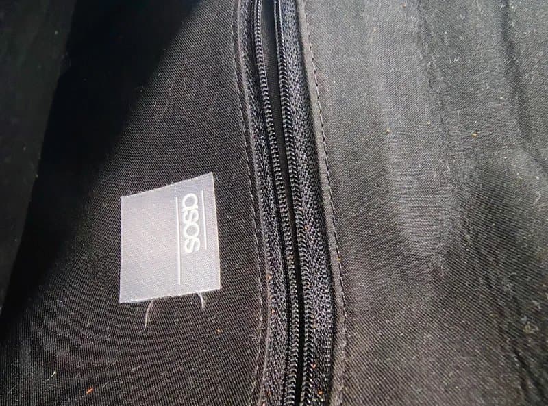 ASOS ASOS White Envelope Clutch Bag with Gold Tassel Detail