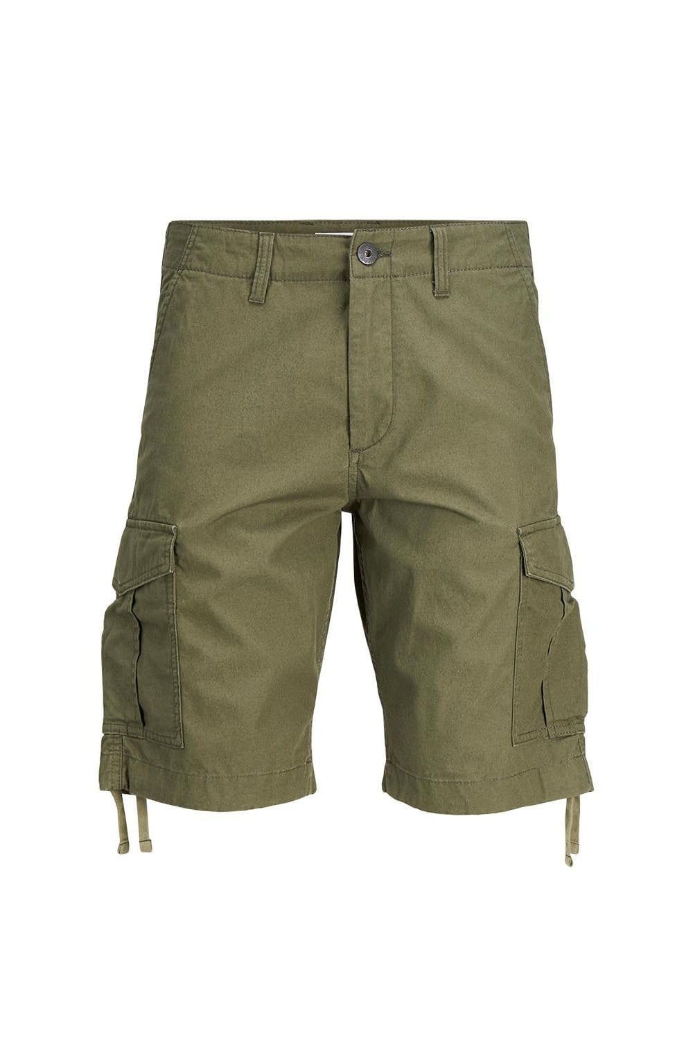 Jack & Jones Olive Cargo Shorts