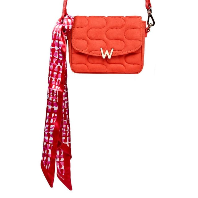 Wolf WOLF Women's Mimi Swirl Mini Bag in Light Red - 3