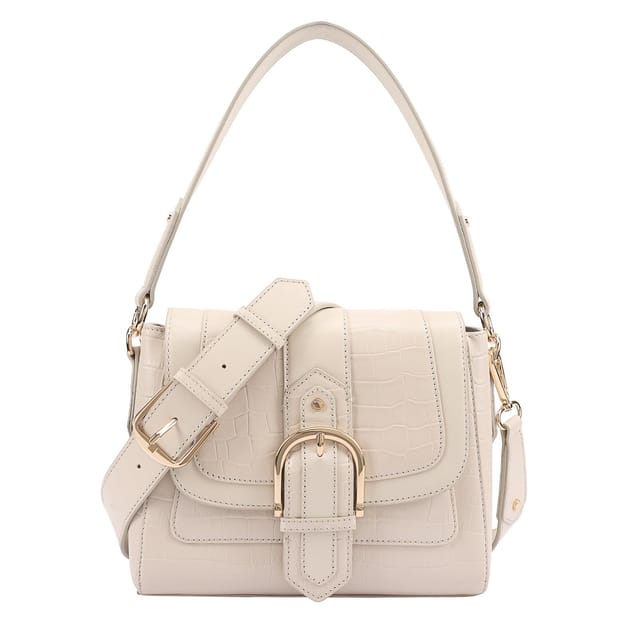 Paul Costelloe Paul Costelloe Women's Langford Leather Multi Way Bag in Off-White - 3