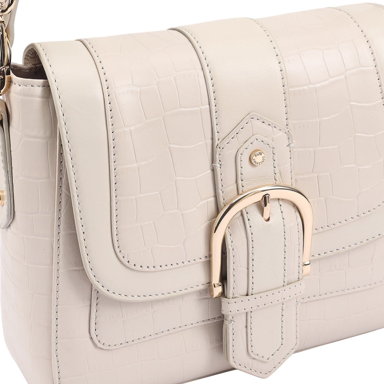 Paul Costelloe Paul Costelloe Women's Langford Leather Multi Way Bag in Off-White - 4