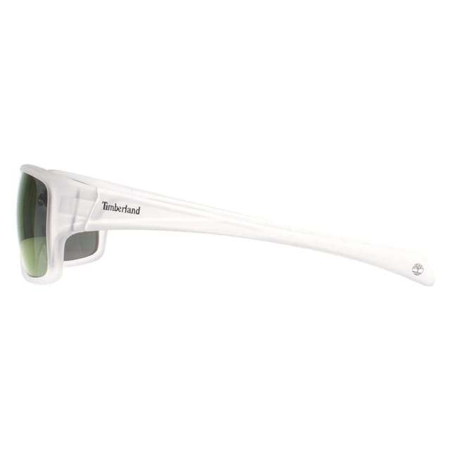 Timberland Timberland Men's Wrap Crystal Smoke Polarized TB00017 Sunglasses in Clear - 3