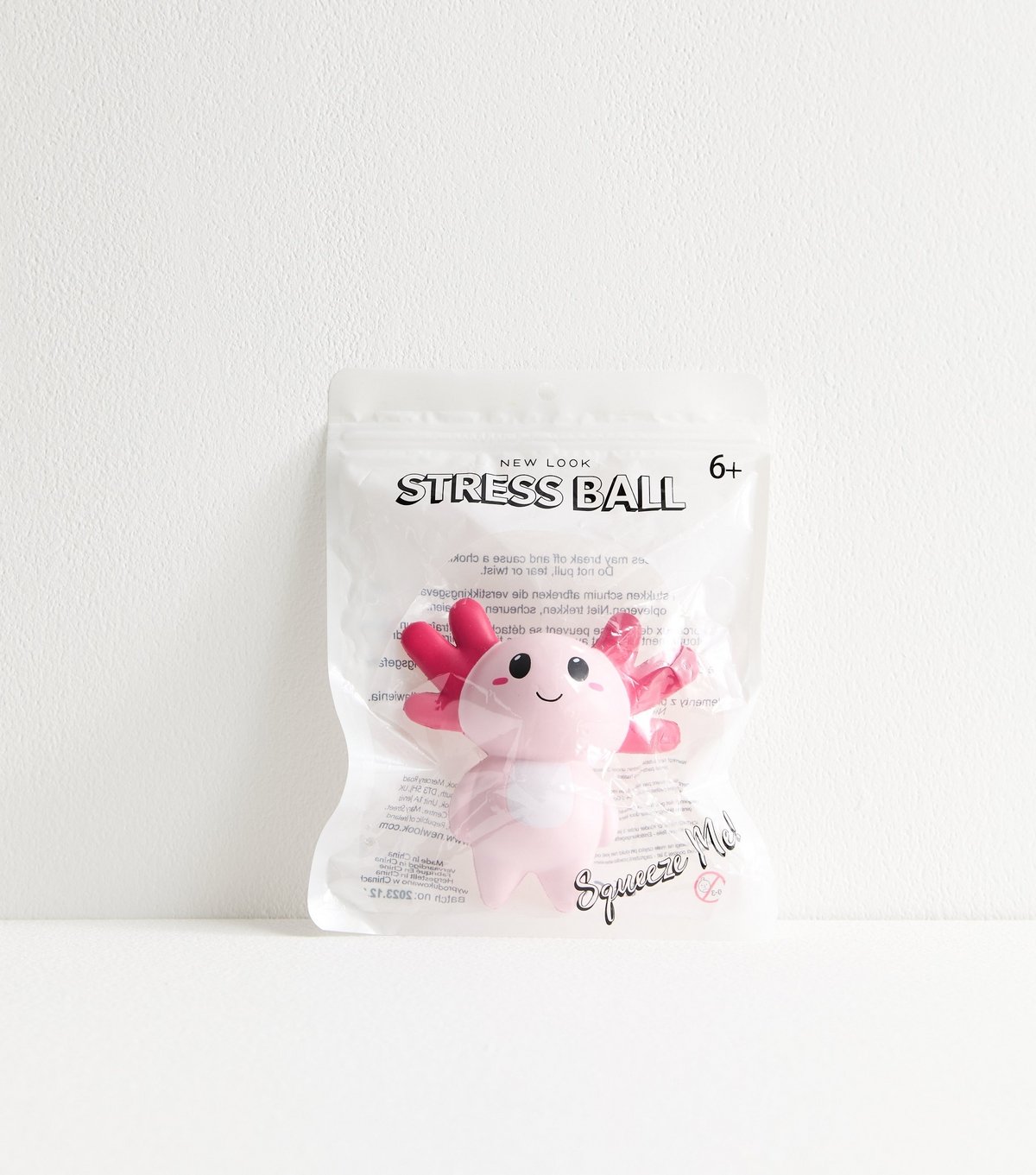New Look Pink Axolotl Foam Stress Ball New Look - 3