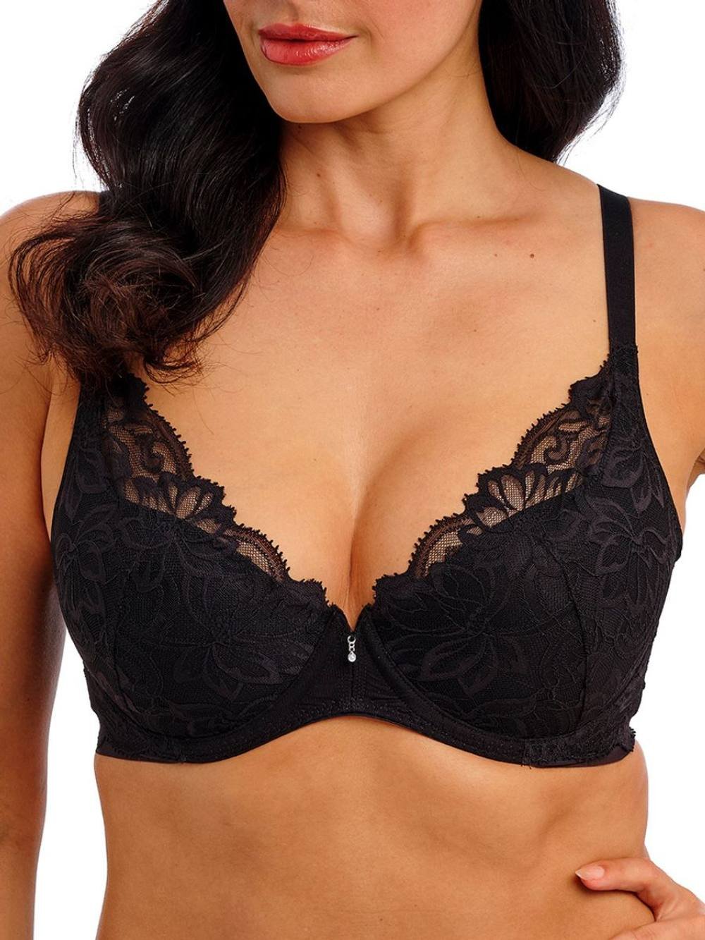 Wacoal Wacoal Women's Abellia Plunge Bra in Black - 4