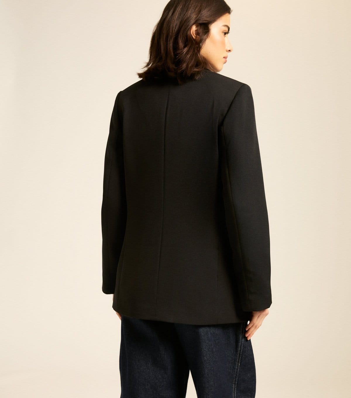 New Look Women's Black Single Breasted Blazer New Look - 4