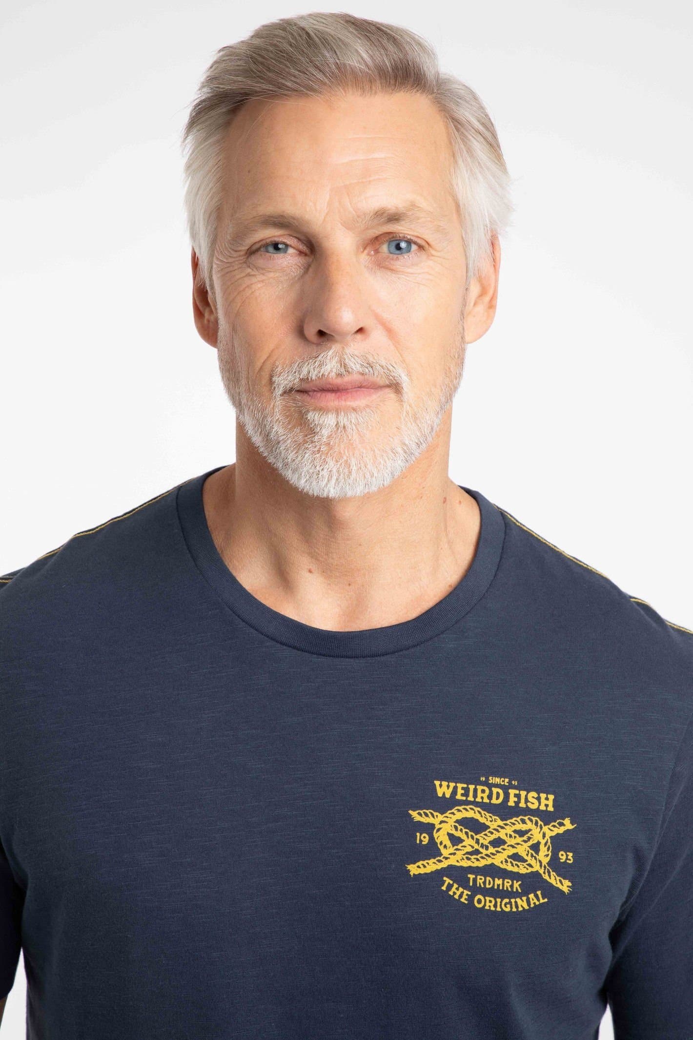 Weird Fish Weird Fish Men's Uphaul Graphic T-Shirt in Navy