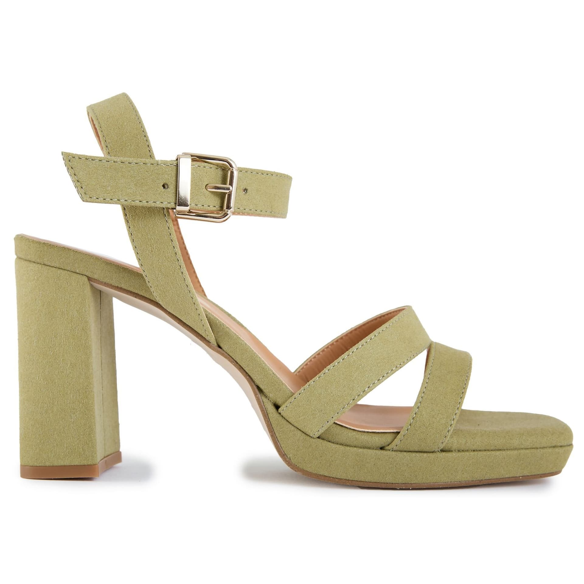 V.GAN V.GAN Women's Tulsi Platform Heel Sandals in Green