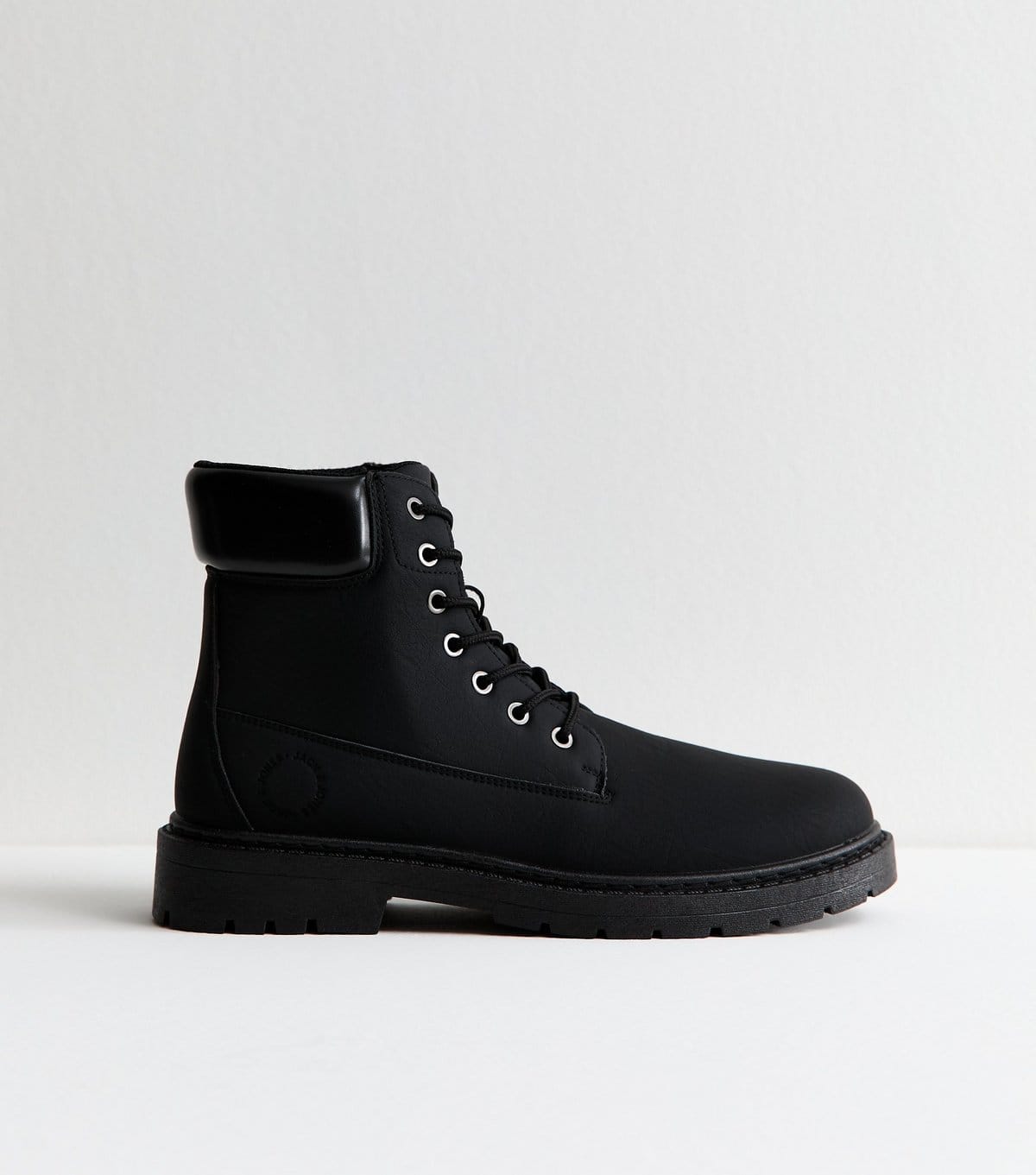 jack & jones Men's Black Faux Leather Chelsea Boot Jack & Jones New Look - 1